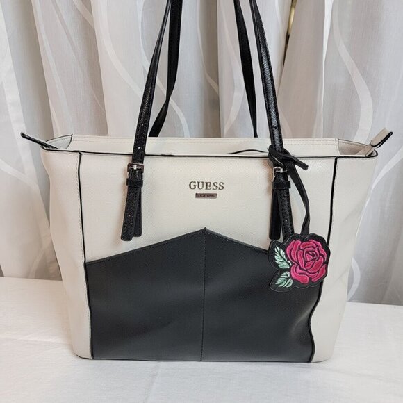 Guess Color Block Shoulder / Tote Bag - Picture 3 of 10